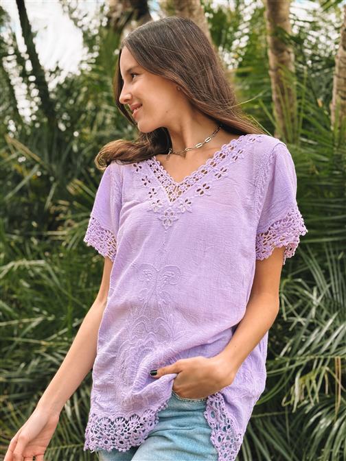 Blusa Aidyn Broderie GICH5078