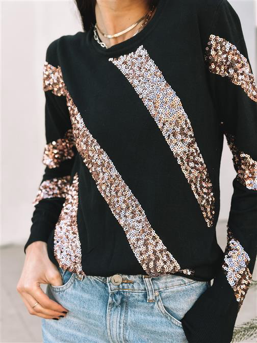 Sweater Kaia Lentejuelas GUK523