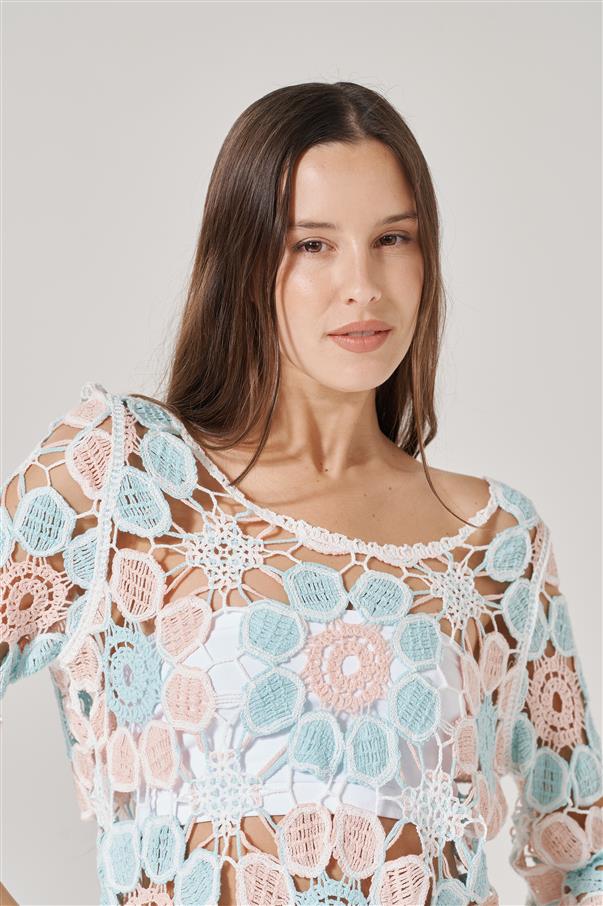 Blusa   Figal  Crochet GU1466