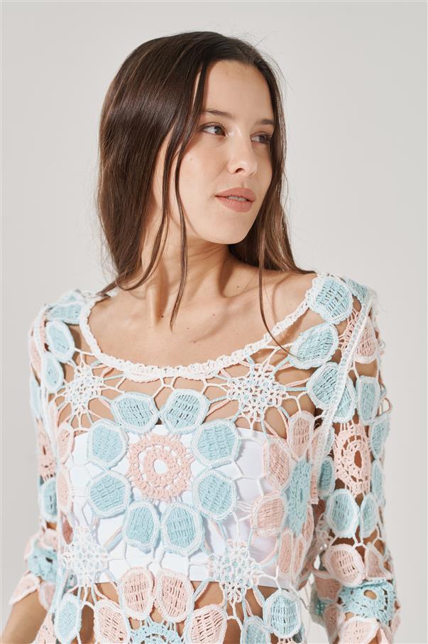 Blusa   Figal  Crochet GU1466