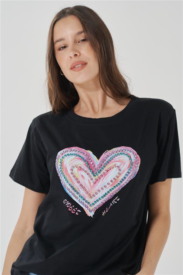 Remera Multi Corazones GU5038