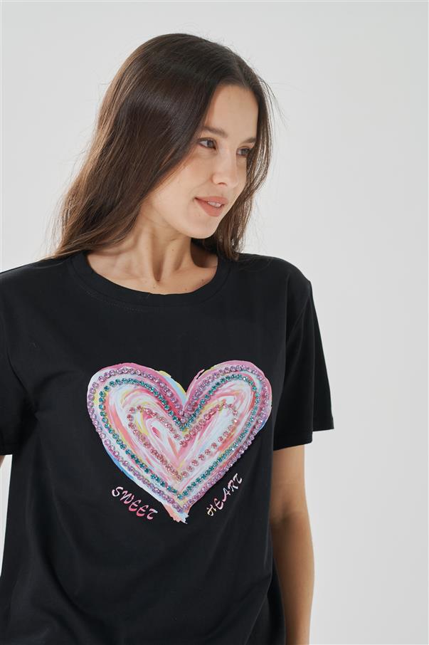 Remera Multi Corazones GU5038