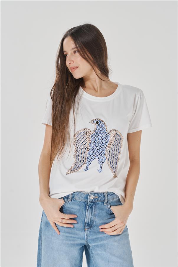 Remera Blue Bird Brillos GU5056