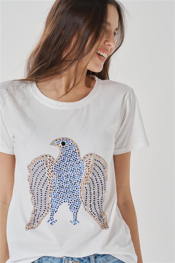 Remera Blue Bird Brillos GU5056