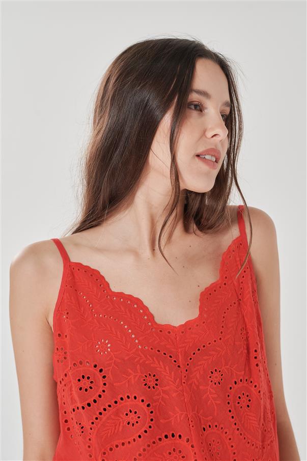 Musculosa Brisa Broderie GUK159