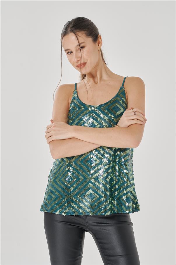 Musculosa Trinity Green GUK2166