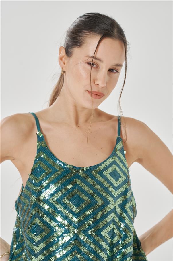 Musculosa Trinity Green GUK2166