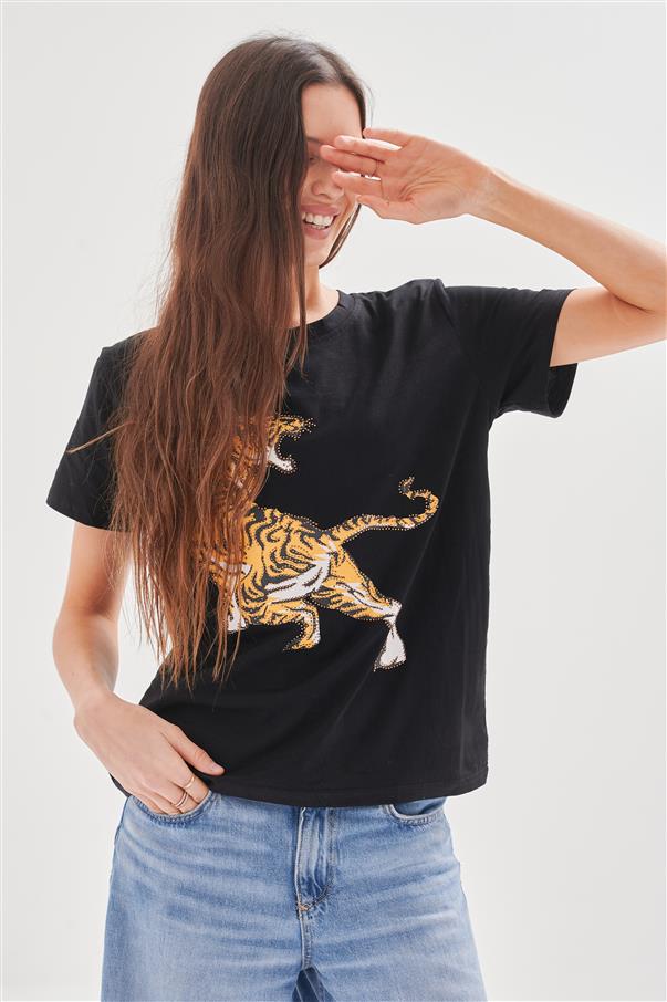 Remera Tiger Brillos GU5073