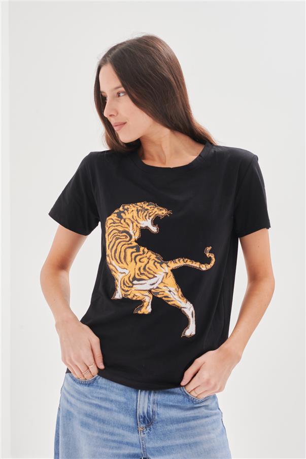 Remera Tiger Brillos GU5073