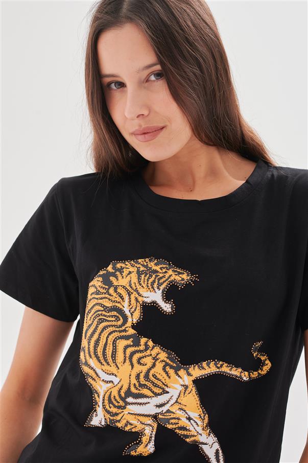 Remera Tiger Brillos GU5073