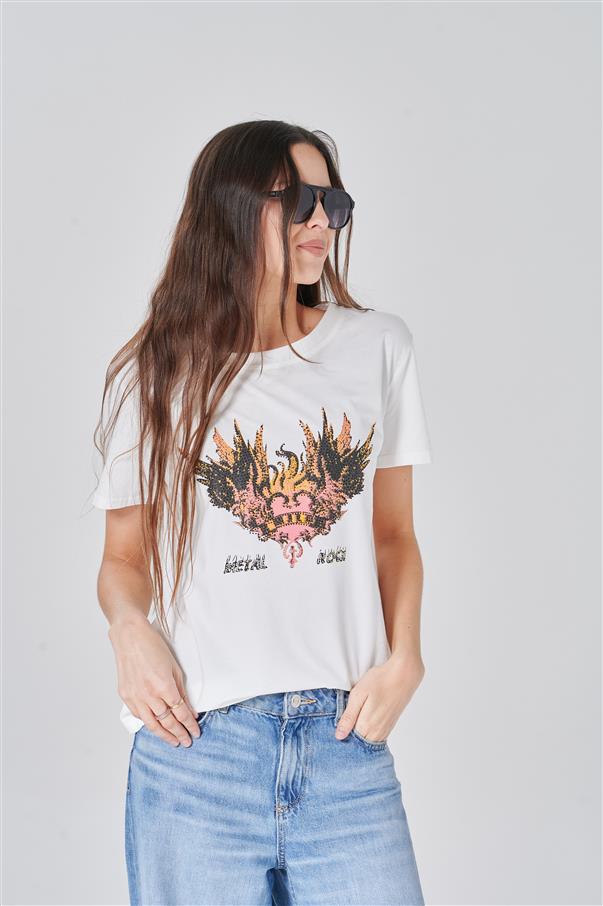 Remera Metal Rock GU5030