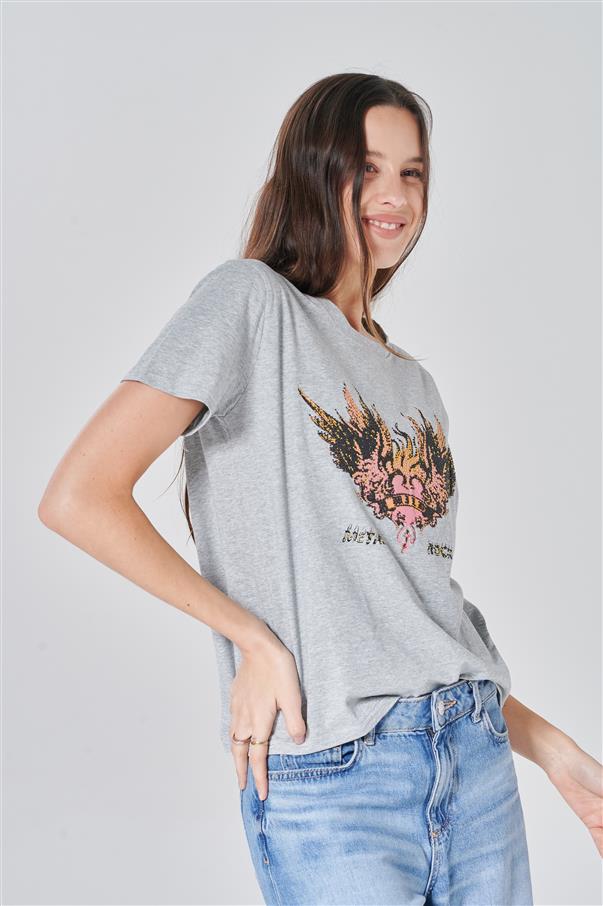 Remera Metal Rock GU5030