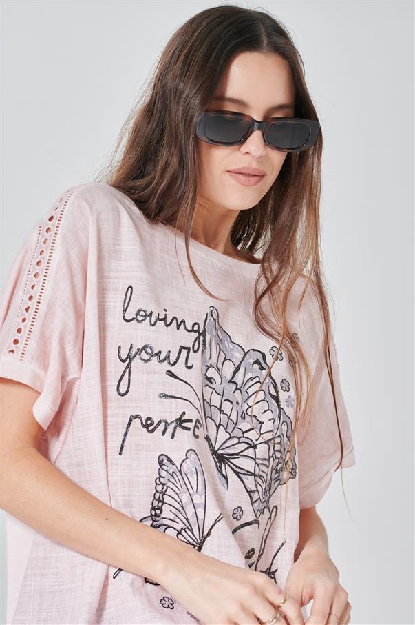 Remeron Self Love Lino con Guipiure GU2659