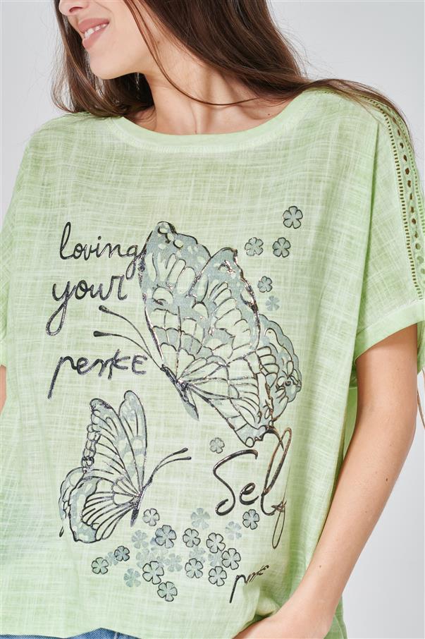 Remeron Self Love Lino con Guipiure GU2659