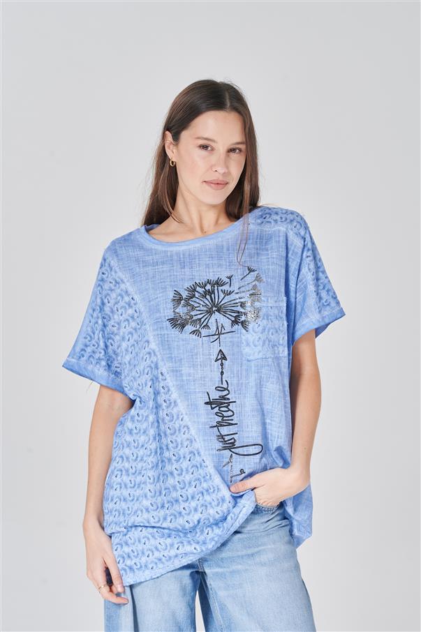 Remeron Just Breathe Lino con Guipiure GU2658