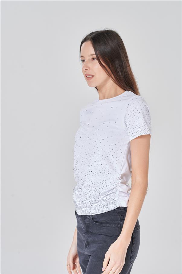 Remera Angel con Piedras GU2657