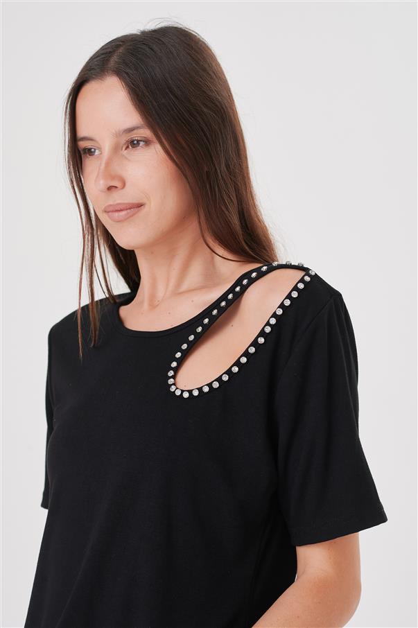 Remera Melrose Gota Tachas GU4049