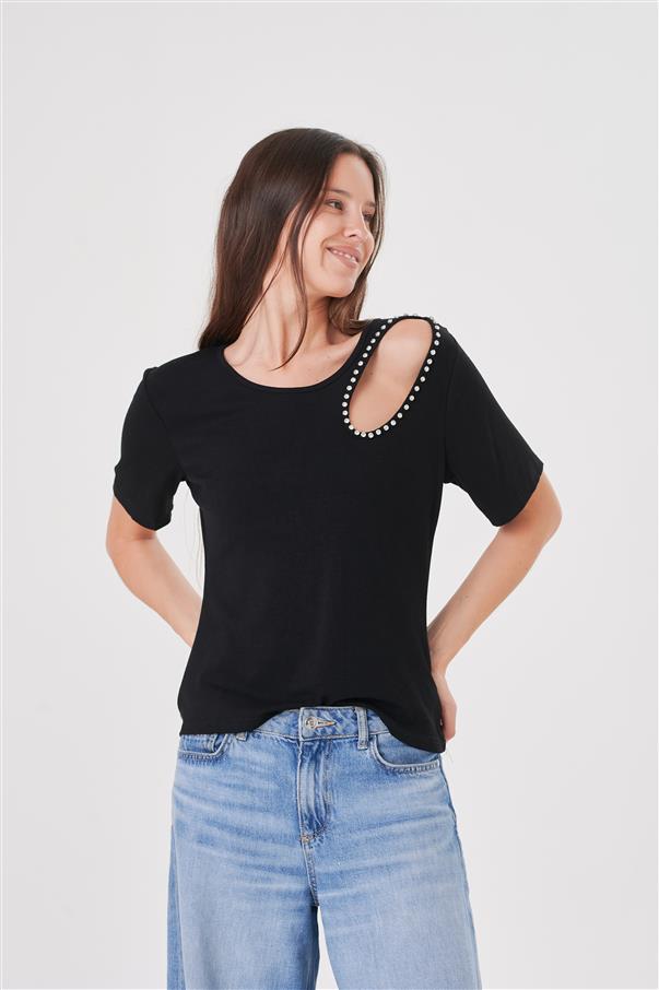 Remera Melrose Gota Tachas GU4049