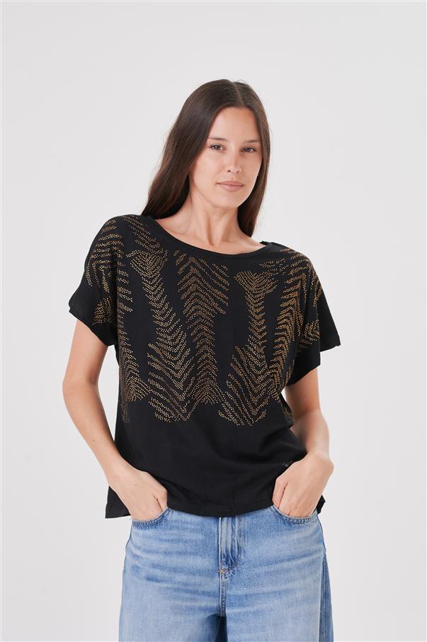 Remera Almeria Brillos GU4045