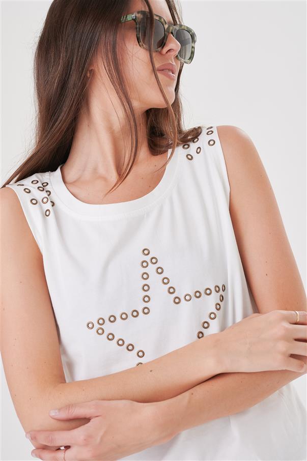 Musculosa Estrellas Tachas GU5014