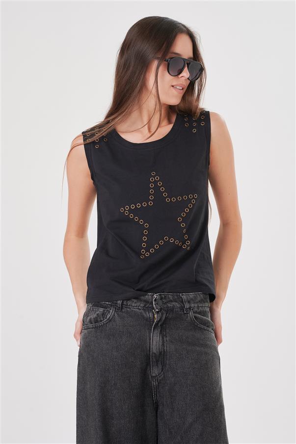 Musculosa Estrellas Tachas GU5014