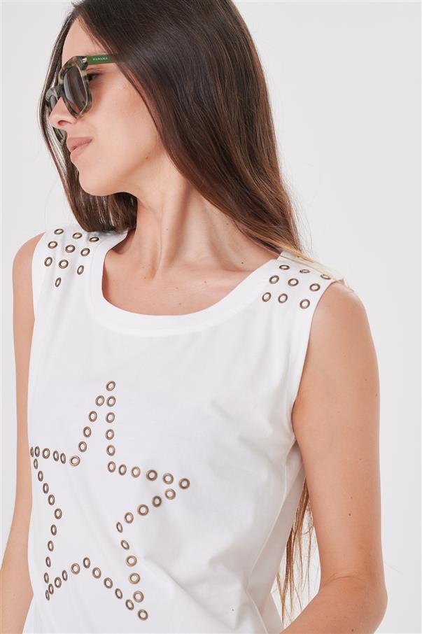 Musculosa Estrellas Tachas GU5014