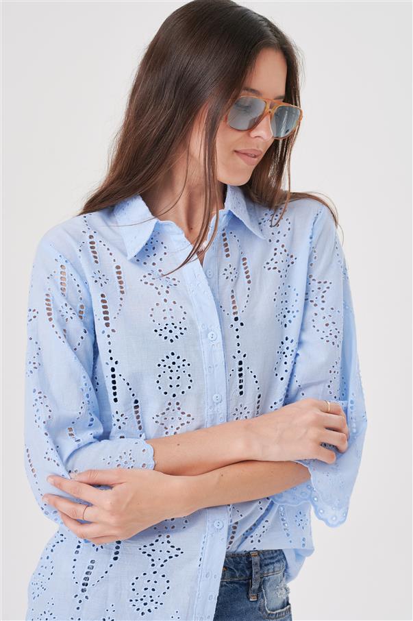 Camisa Lucerna Broderie GU4009