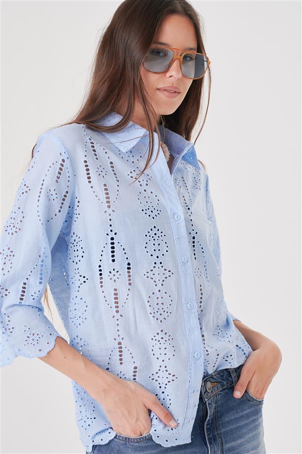 Camisa Lucerna Broderie GU4009