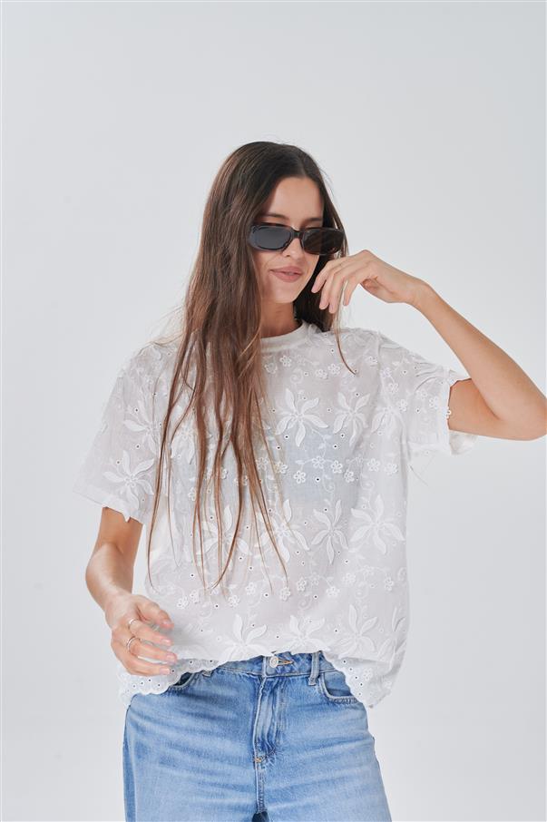 Camisola Danisa Broderie GU5031