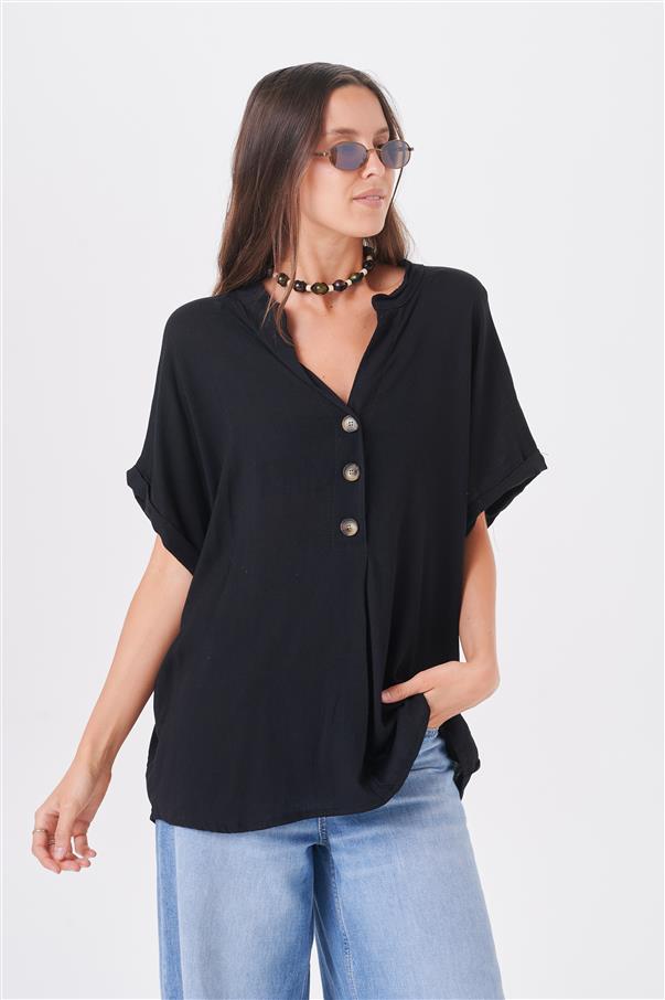 Blusa  Sylvie  Simil Lino Classic