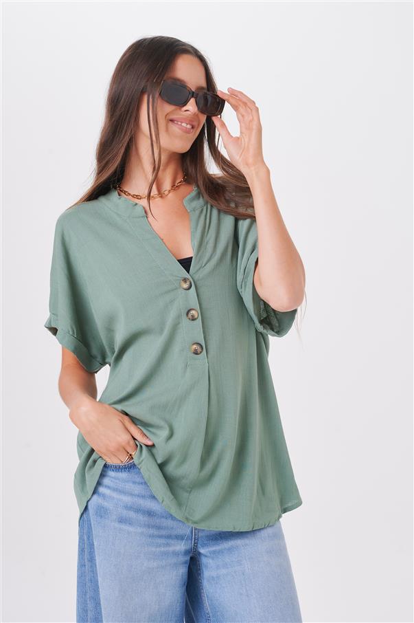 Blusa  Sylvie  Simil Lino Colours