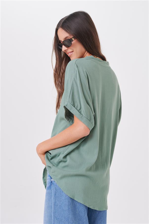 Blusa  Sylvie  Simil Lino Colours