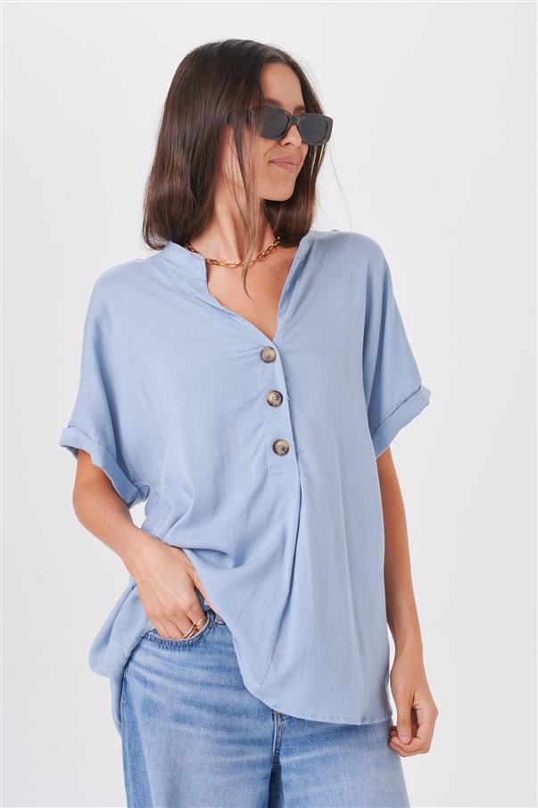 Blusa  Sylvie  Simil Lino Colours