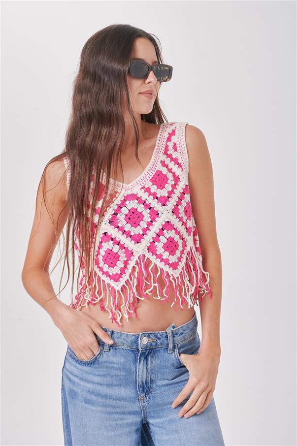 Top  Crochet  Flecos GU5050