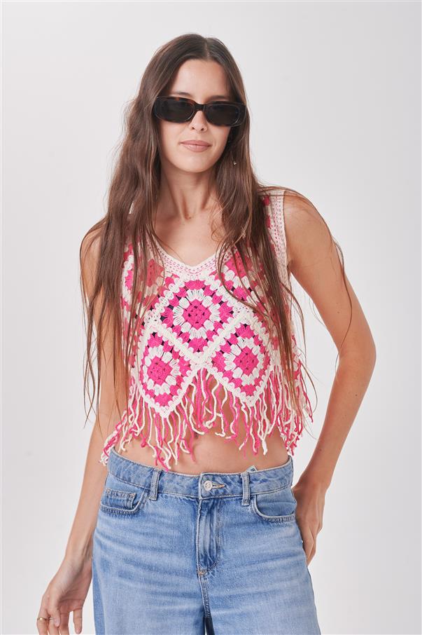 Top  Crochet  Flecos GU5050