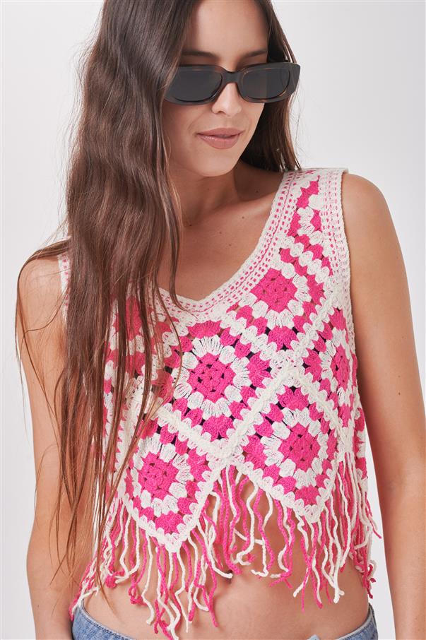 Top  Crochet  Flecos GU5050