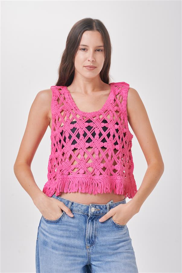 Musculosa  Crochet  Pop  GUK2025