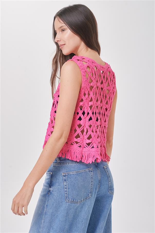 Musculosa  Crochet  Pop  GUK2025