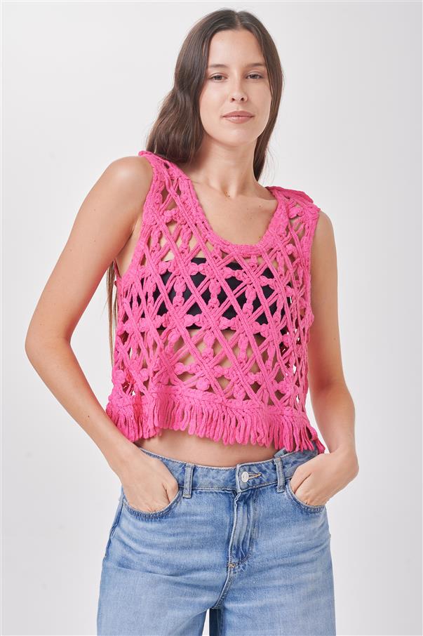 Musculosa  Crochet  Pop  GUK2025