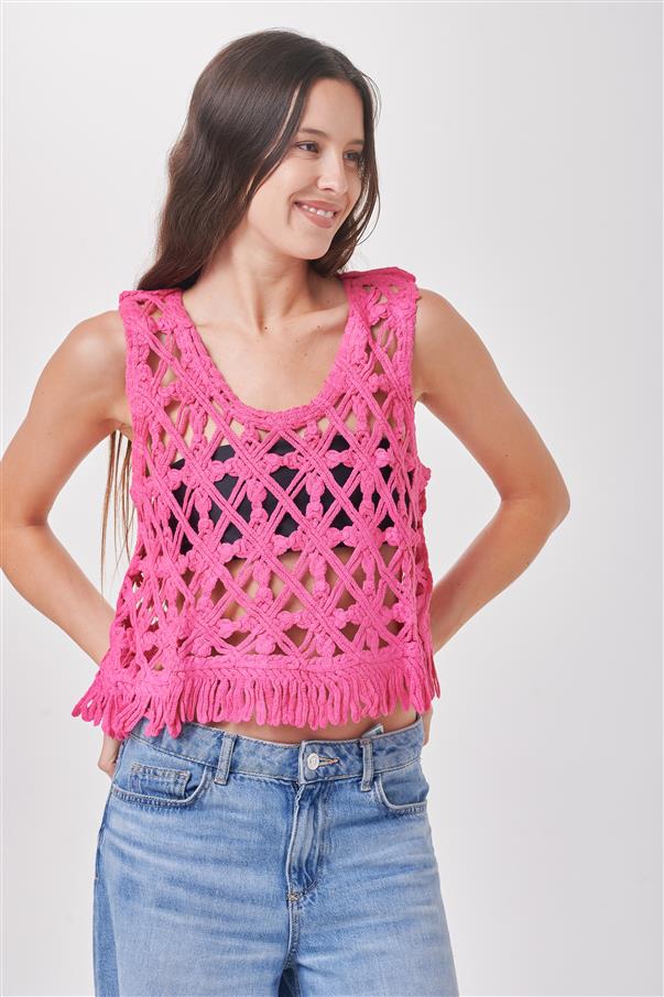 Musculosa  Crochet  Pop  GUK2025