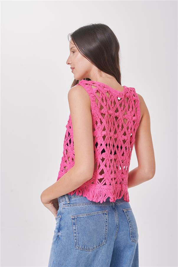 Musculosa  Crochet  Pop  GUK2025