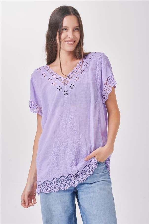 Camisola Aidyn Broderie Colours GICH5078