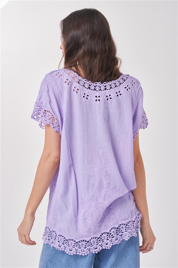 Camisola Aidyn Broderie Colours GICH5078