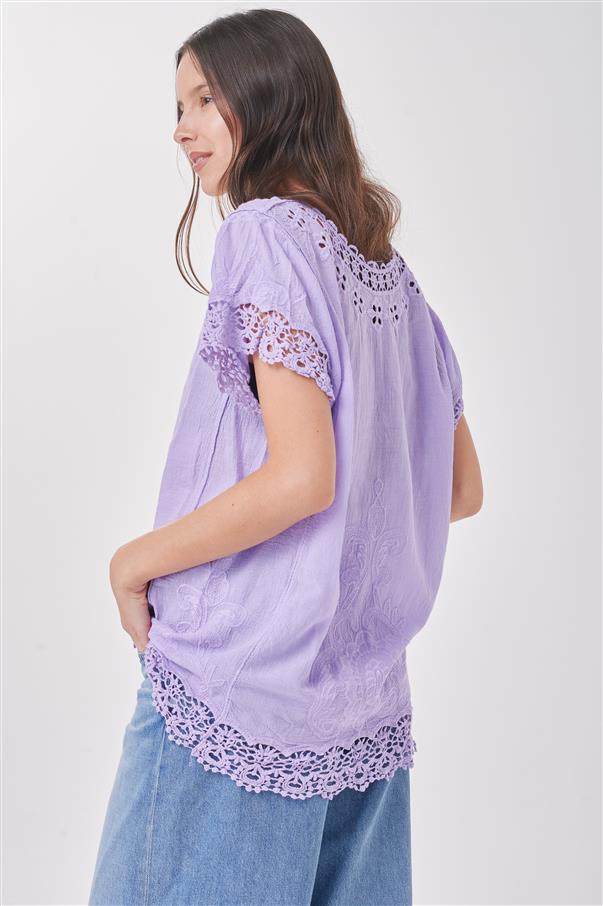 Camisola Aidyn Broderie Colours GICH5078