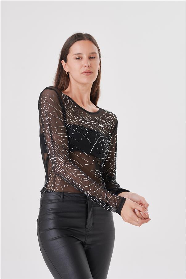 Remera Sirus Tull con Strass GUK4087