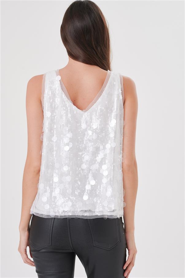 Musculosa Luxury Lentejuelas GUK4059