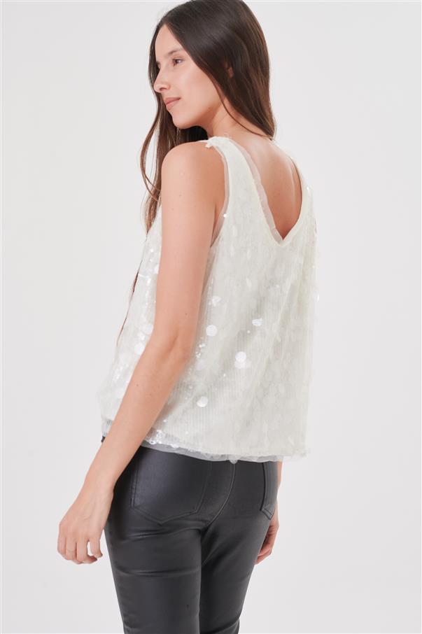 Musculosa Luxury Lentejuelas GUK4059