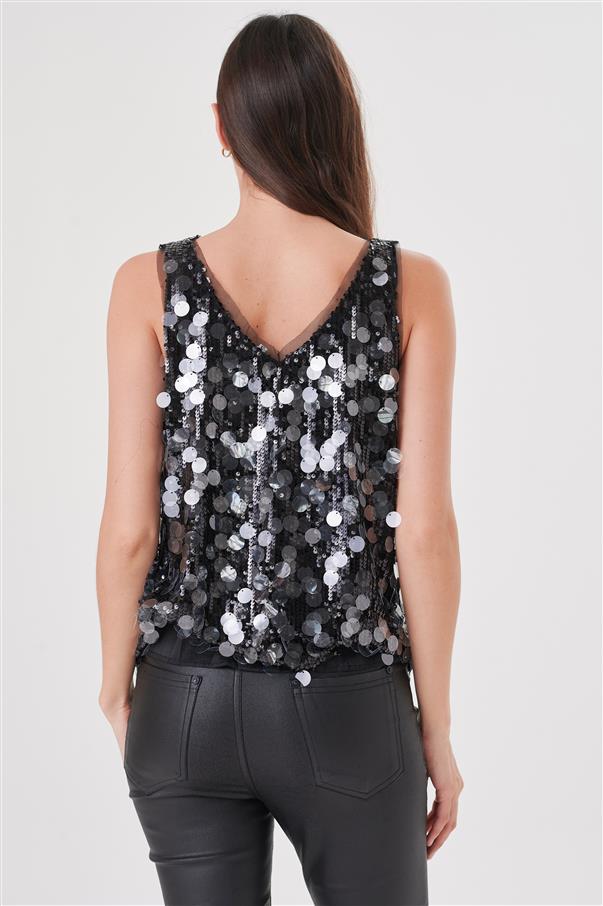 Musculosa Luxury Lentejuelas GUK4059