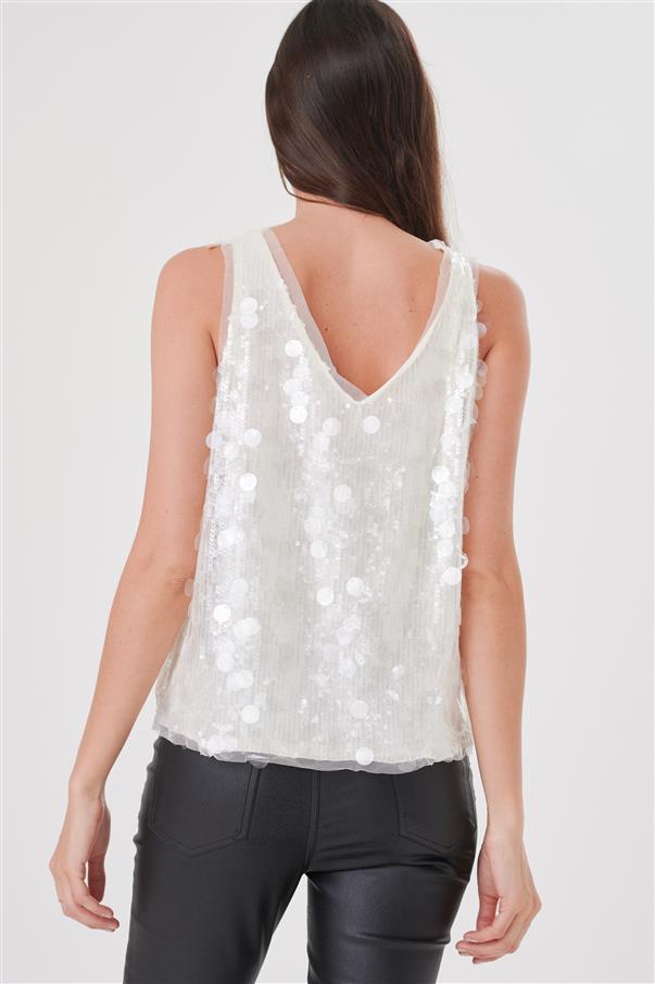 Musculosa Luxury Lentejuelas GUK4059