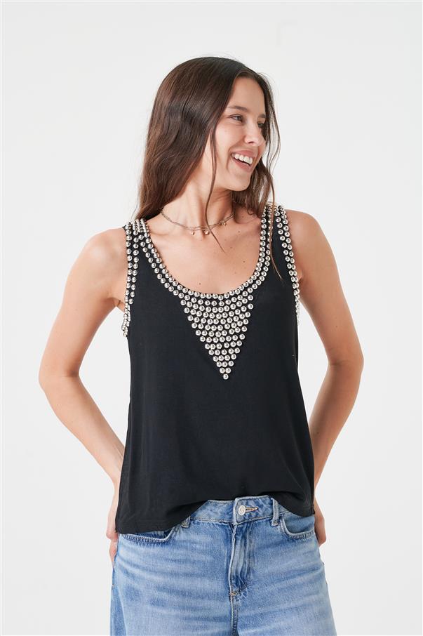 Musculosa Lizzie Tachas Segunda Seleccion GU4024